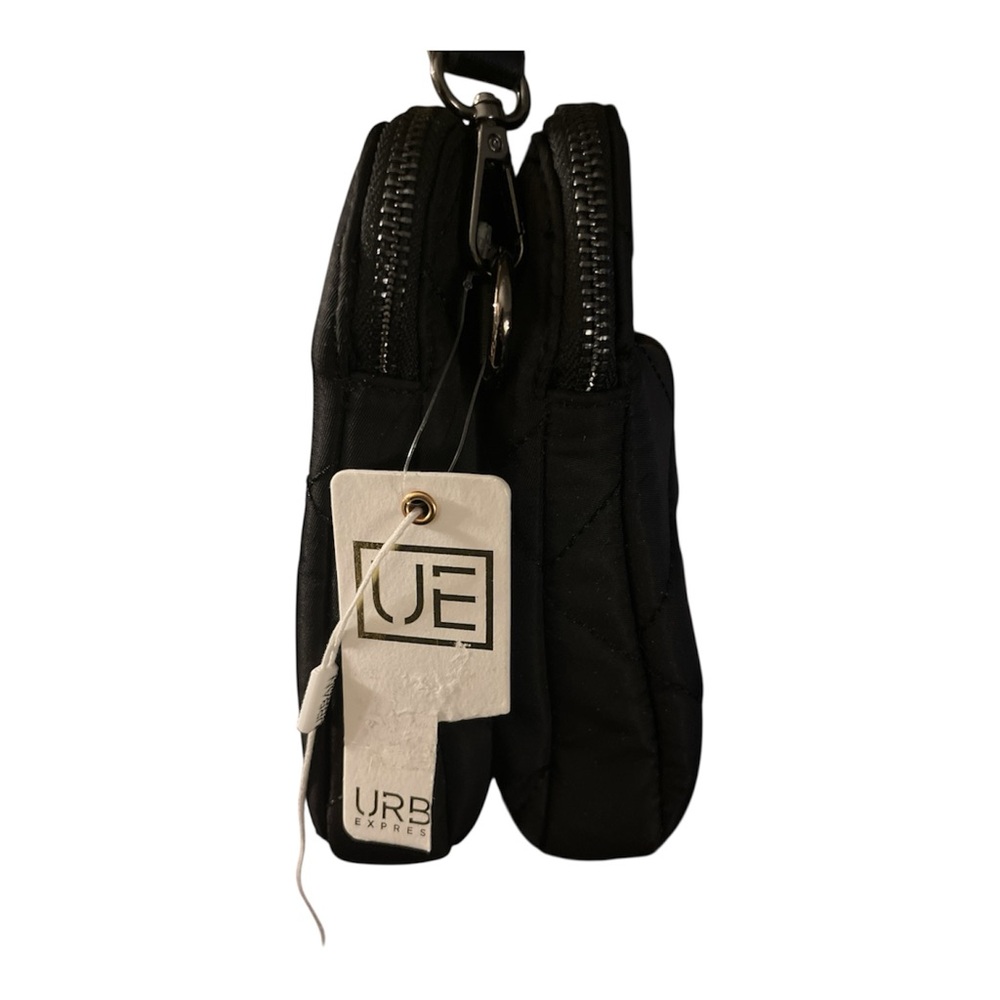 Quilted Black Crossbody Bag - Casual Shoulder Sling - Picture 2 of 8